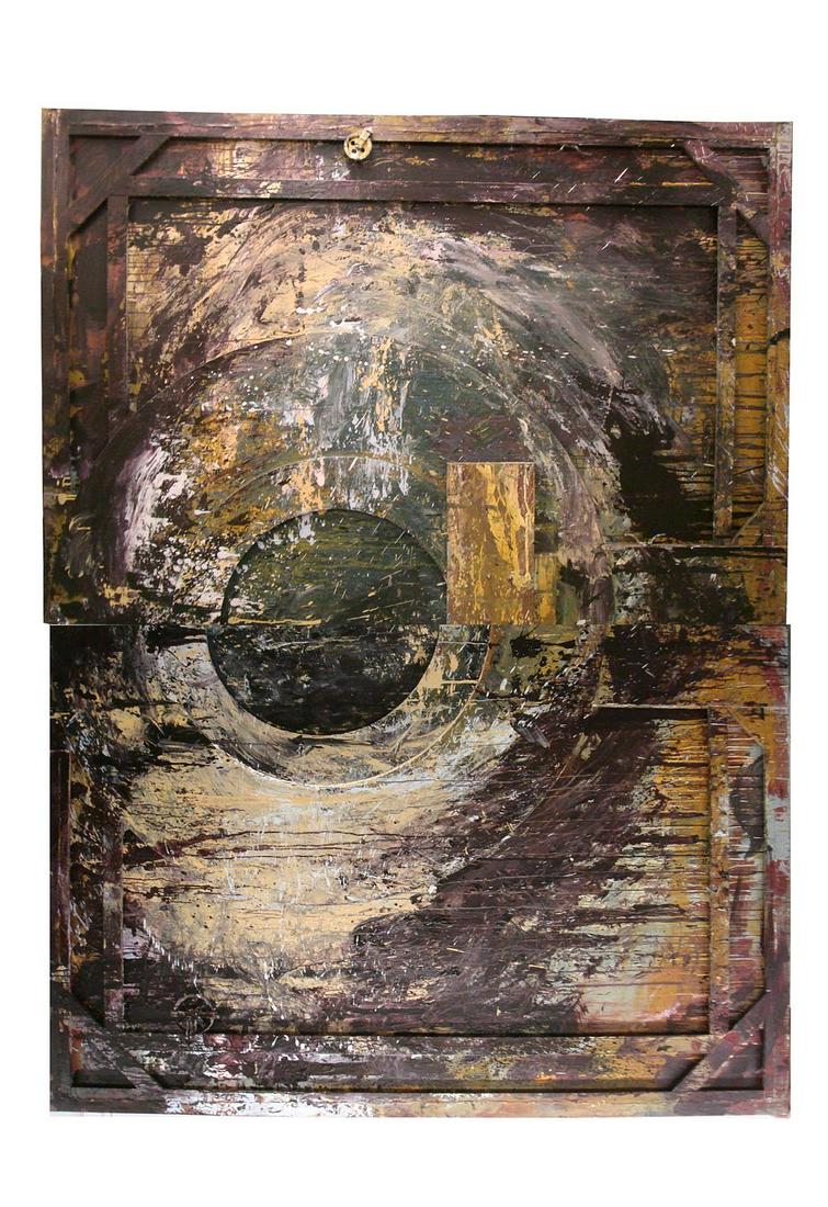 David Maxim, large scale painting, 1989 (1 of 5)