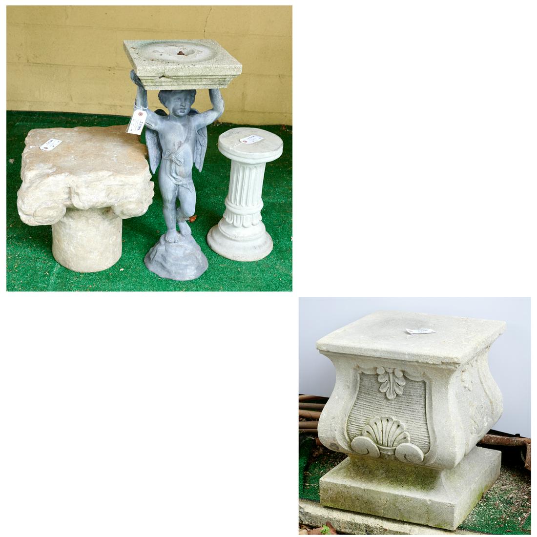 Group assorted garden pedestals (1 of 5)