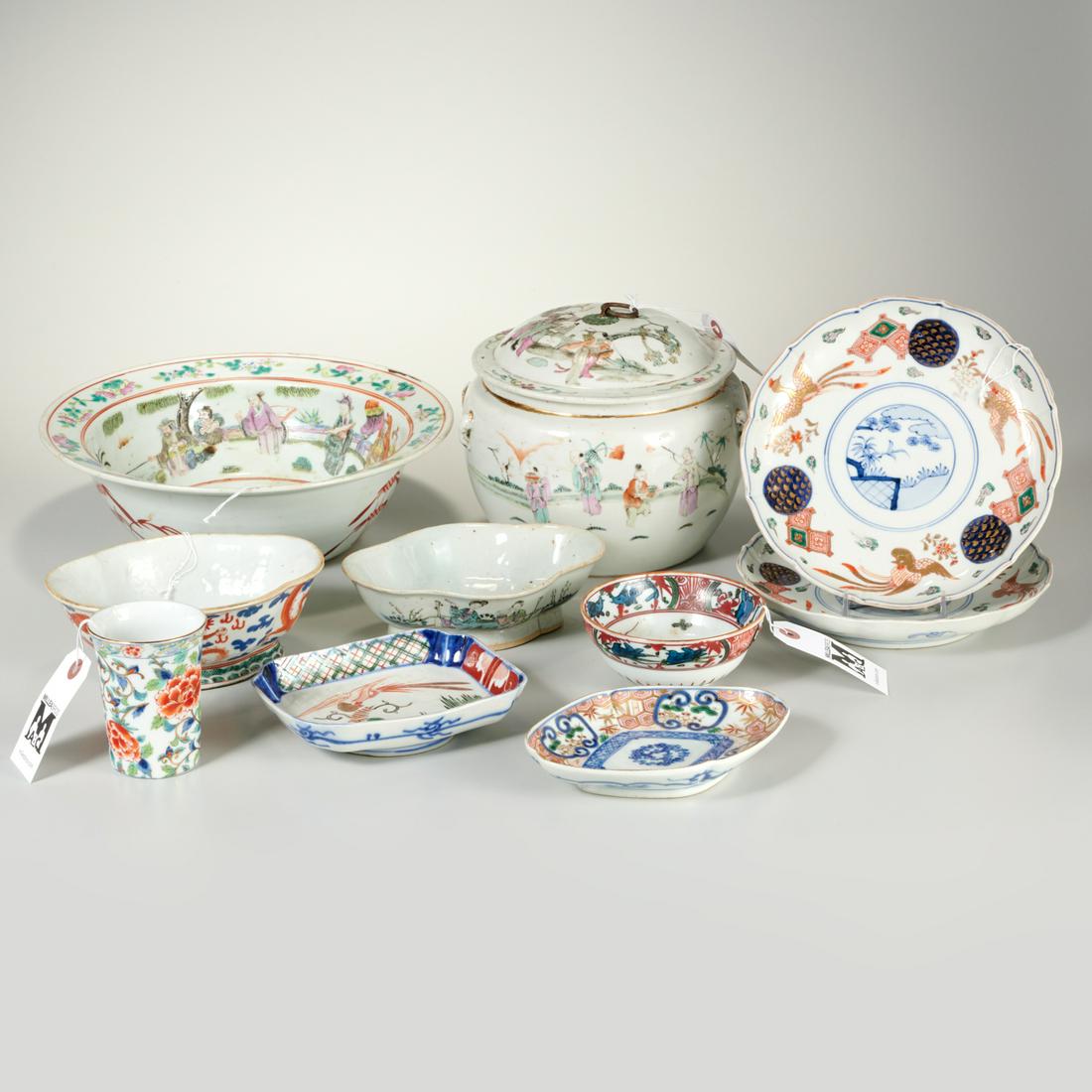 Group Chinese porcelain tablewares (1 of 9)
