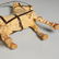 (2) American Folk Art carved wood horse toys - 7