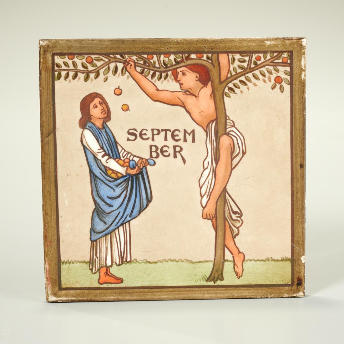 Early Minton, Hollins & Co. ceramic tile (1 of 6)