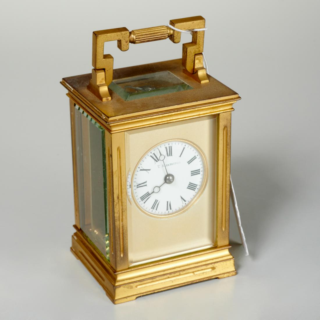 T. Kirkpatrick brass carriage clock (1 of 5)