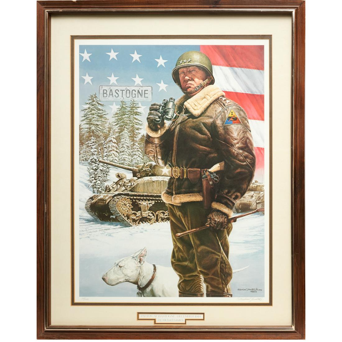 Michael Gnatek, "Patton" signed print (1 of 7)