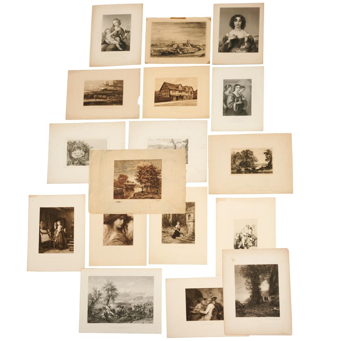 Large group of etchings and engravings (1 of 5)