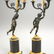 Pair French late Empire figural bronze candelabra - 5