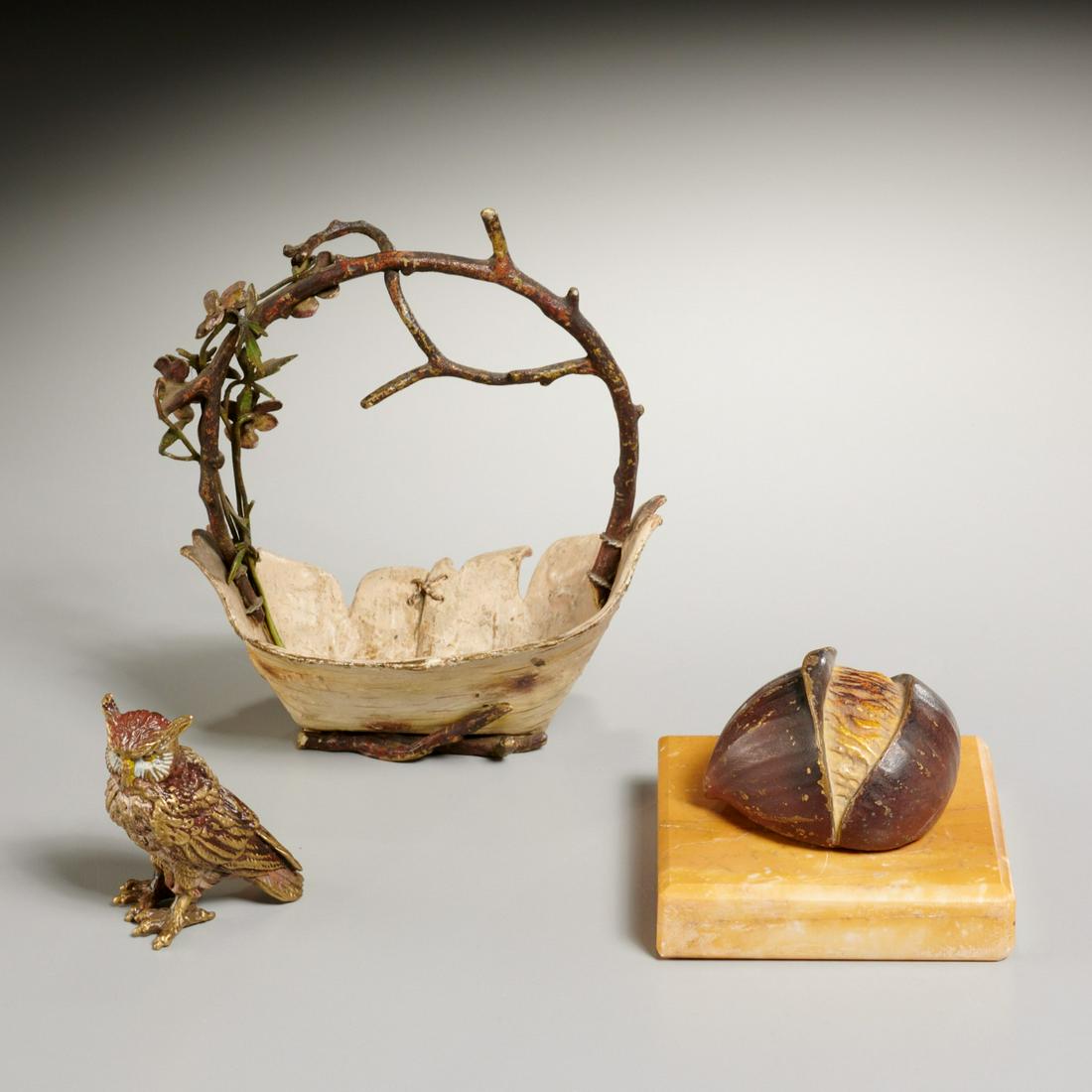 (3) Vienna cold painted bronzes (1 of 5)