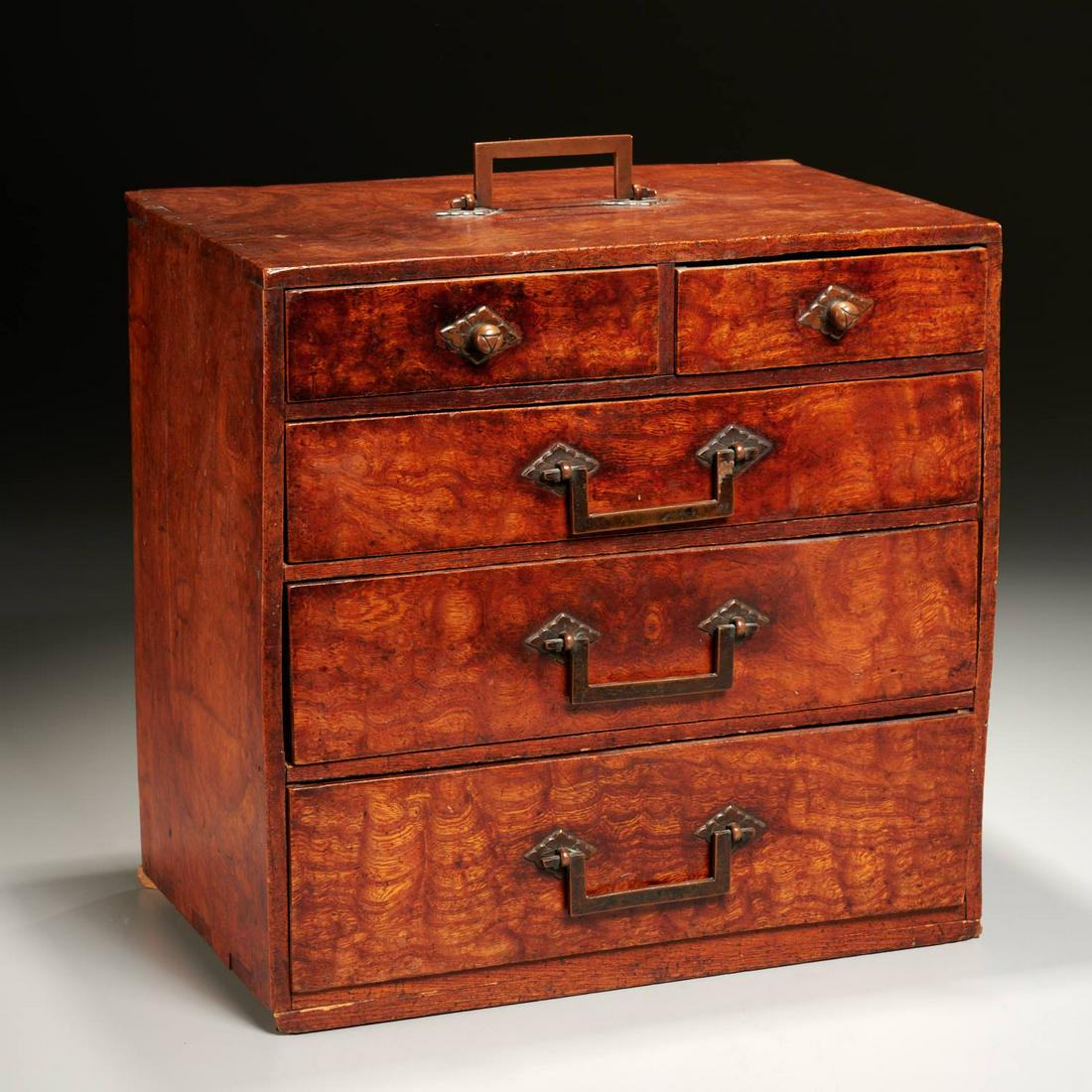 Japanese tabletop chest, ex-William Lipton (1 of 4)