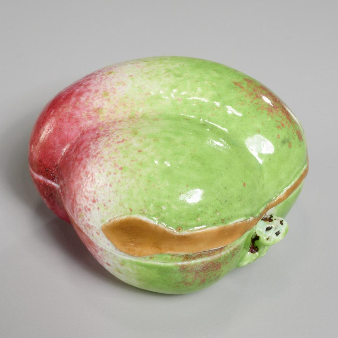 Chinese porcelain peach-form lidded box (1 of 5)
