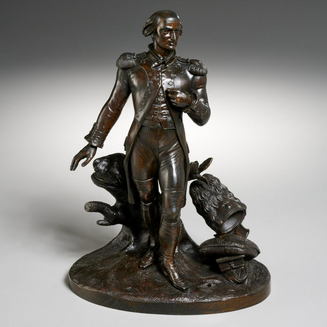 French school, bronze Military figure (1 of 7)