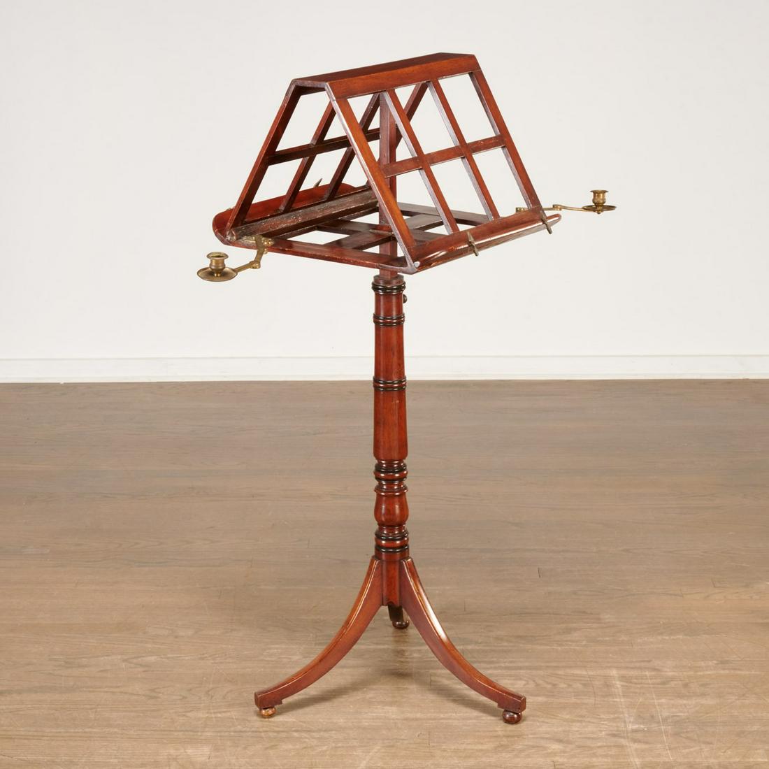 Regency brass-mounted duet stand (1 of 6)