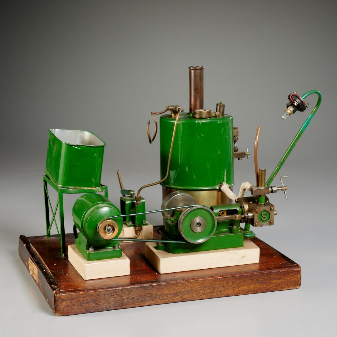 Antique model of a Stuart Steam Generating Plant (1 of 7)