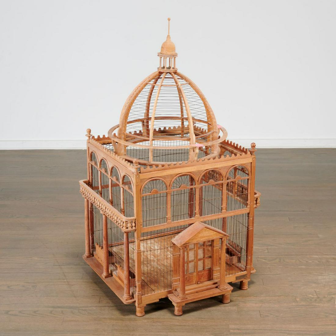 Victorian style domed architectural birdcage (1 of 9)