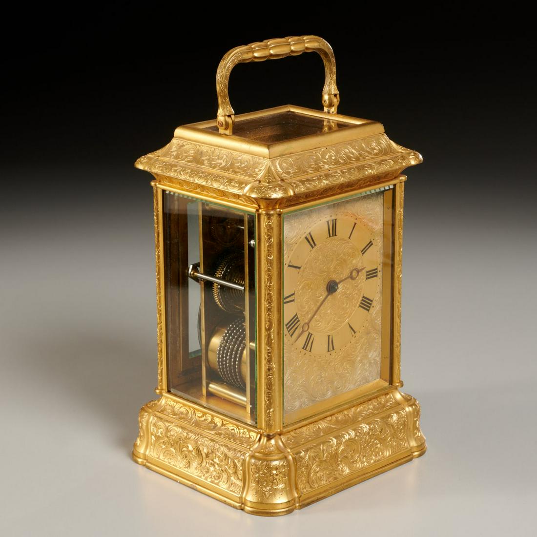 Barraud & Lunds, rare Victorian carriage clock (1 of 7)