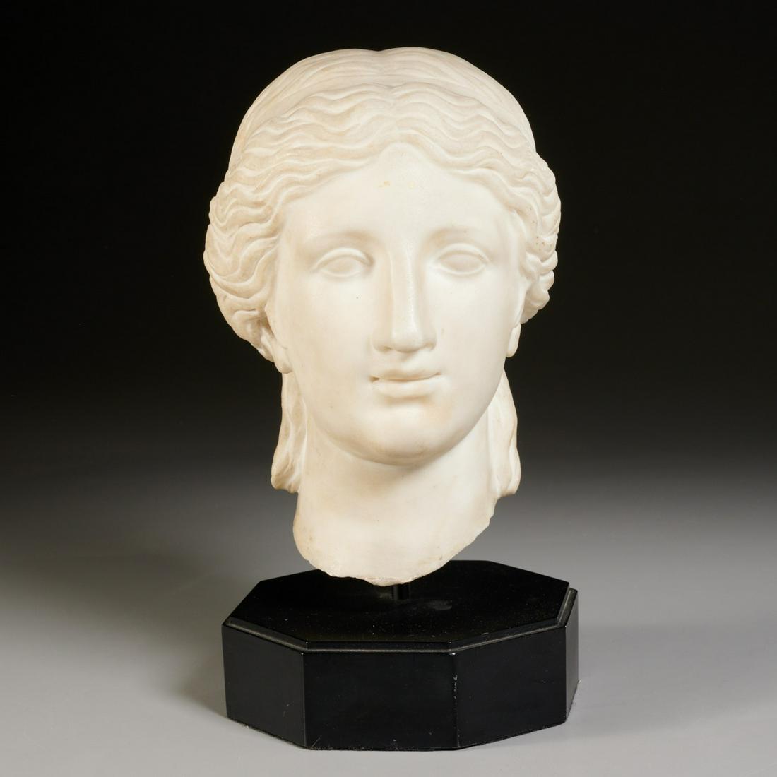 Continental School, life-size marble sculpture (1 of 5)