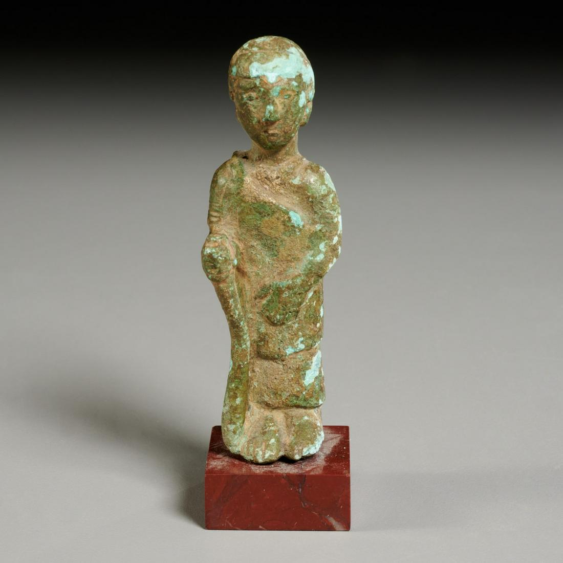 Ancient Iberian bronze male figure (1 of 4)