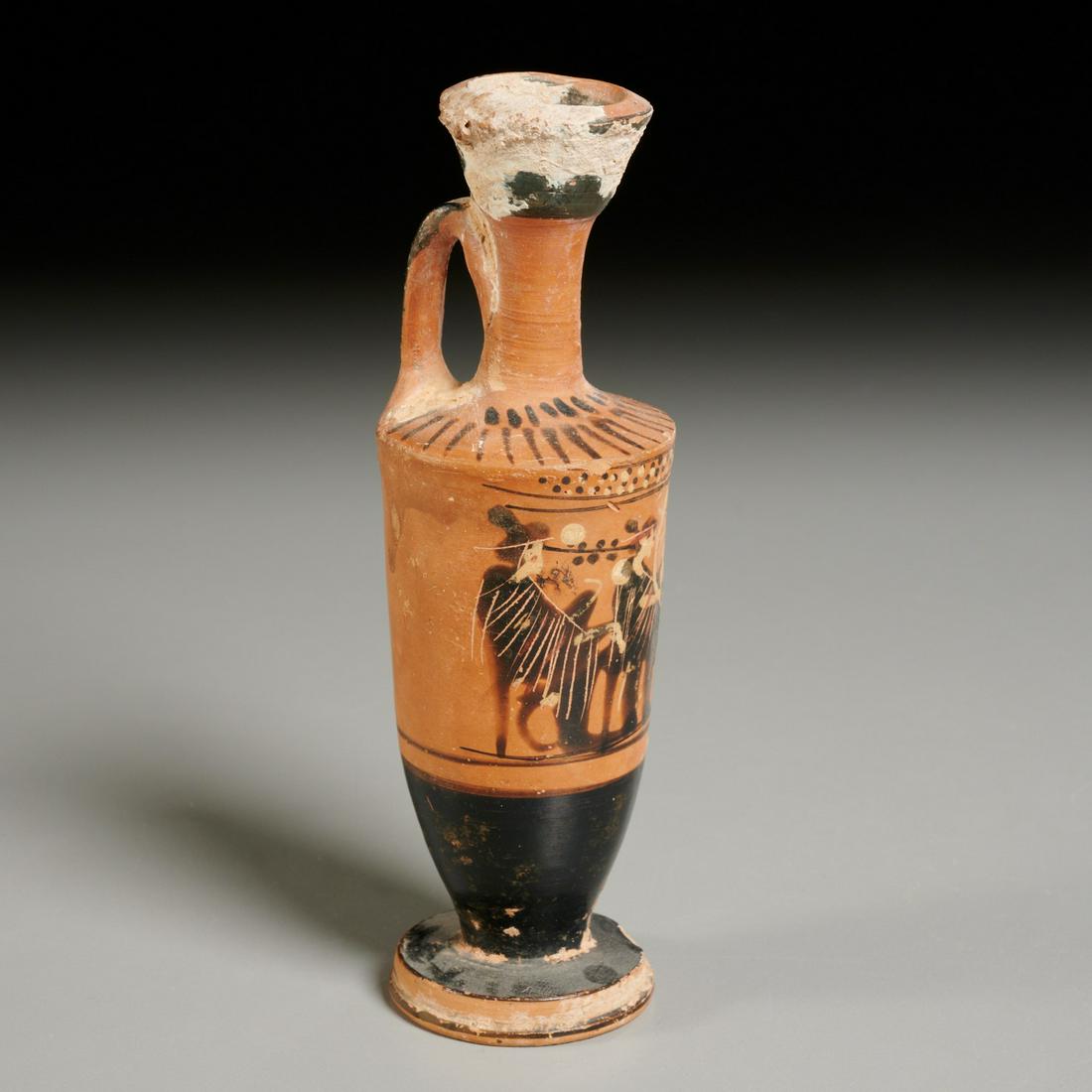 Ancient Greek Attic black figure lekythos (1 of 5)