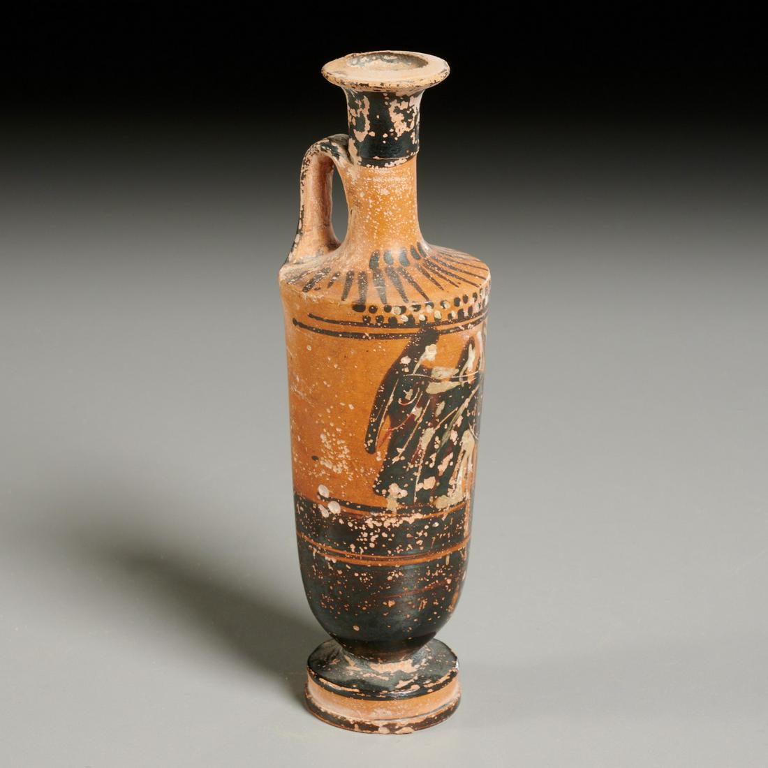Ancient Greek Attic black figure lekythos (1 of 5)
