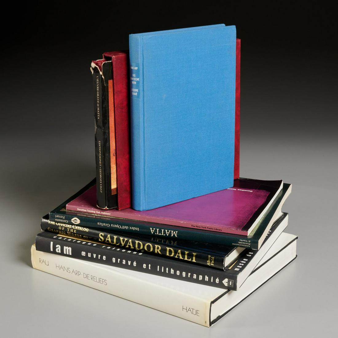 (7) Reference vols: Hans Arp, Lam, Matta, Tanning (1 of 11)