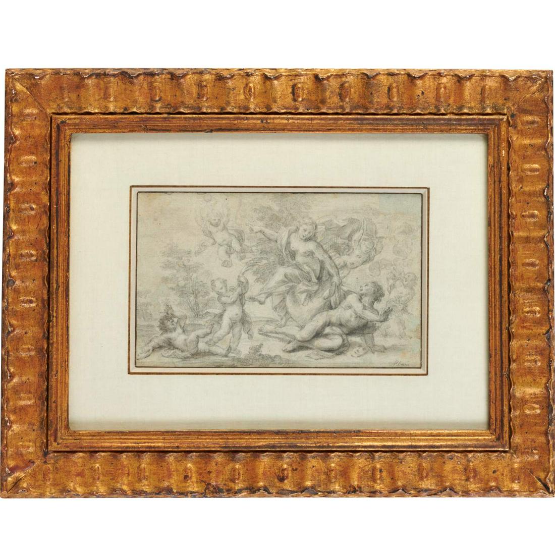 Francesco Albani (attrib.), Old Master drawing (1 of 7)