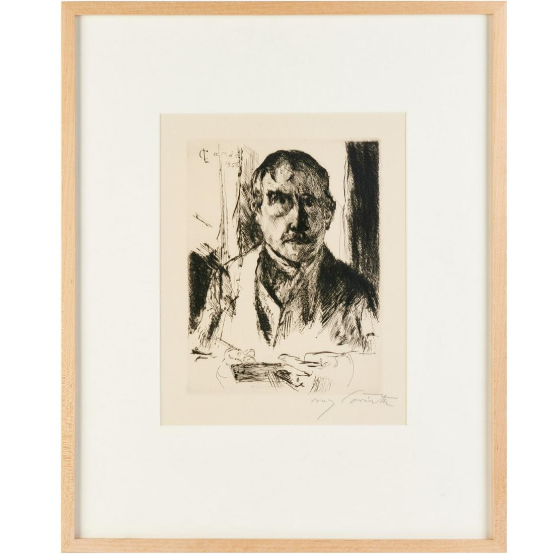 Lovis Corinth, drypoint etching, 1920 (1 of 5)