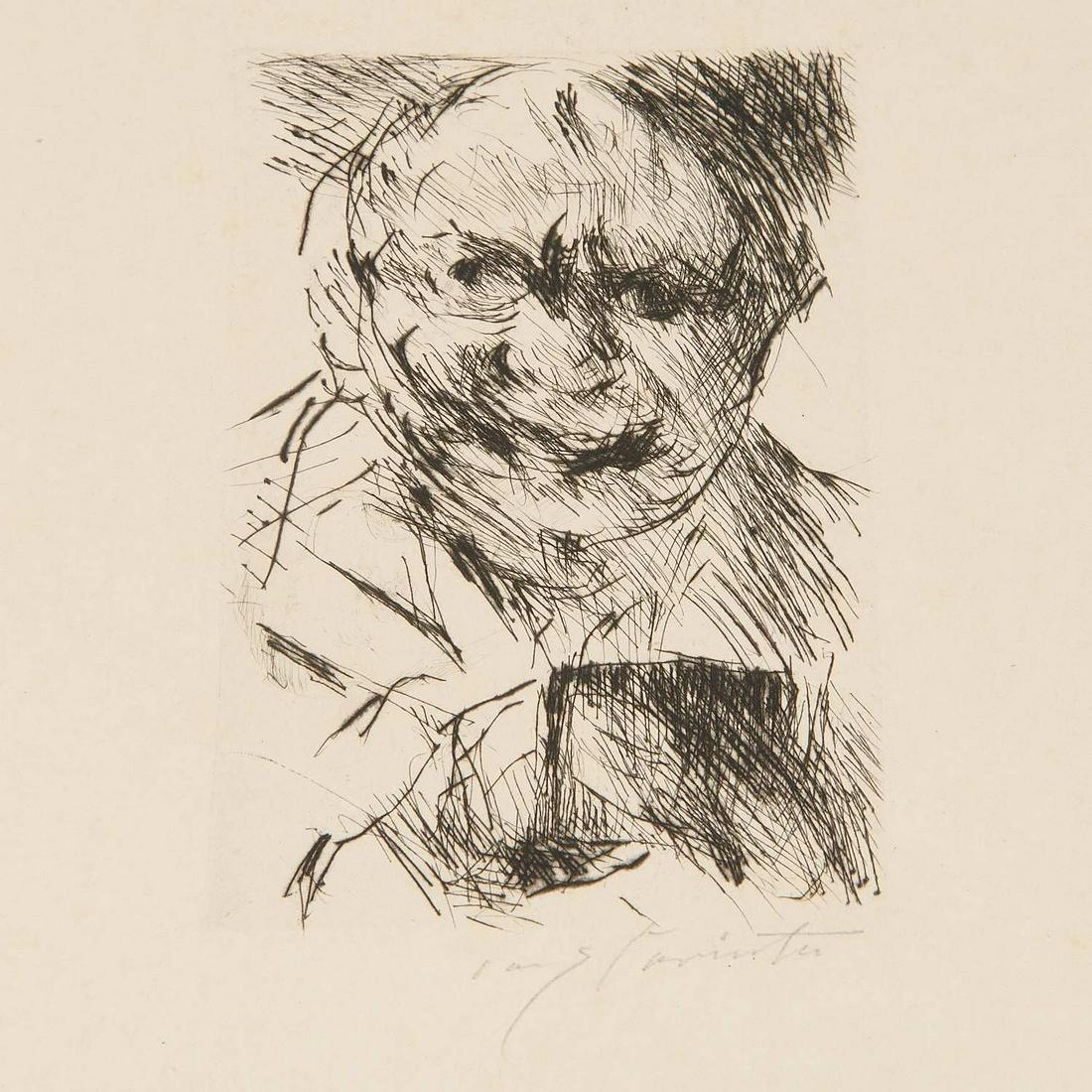 Lovis Corinth, rare drypoint etching, 1923 (1 of 5)