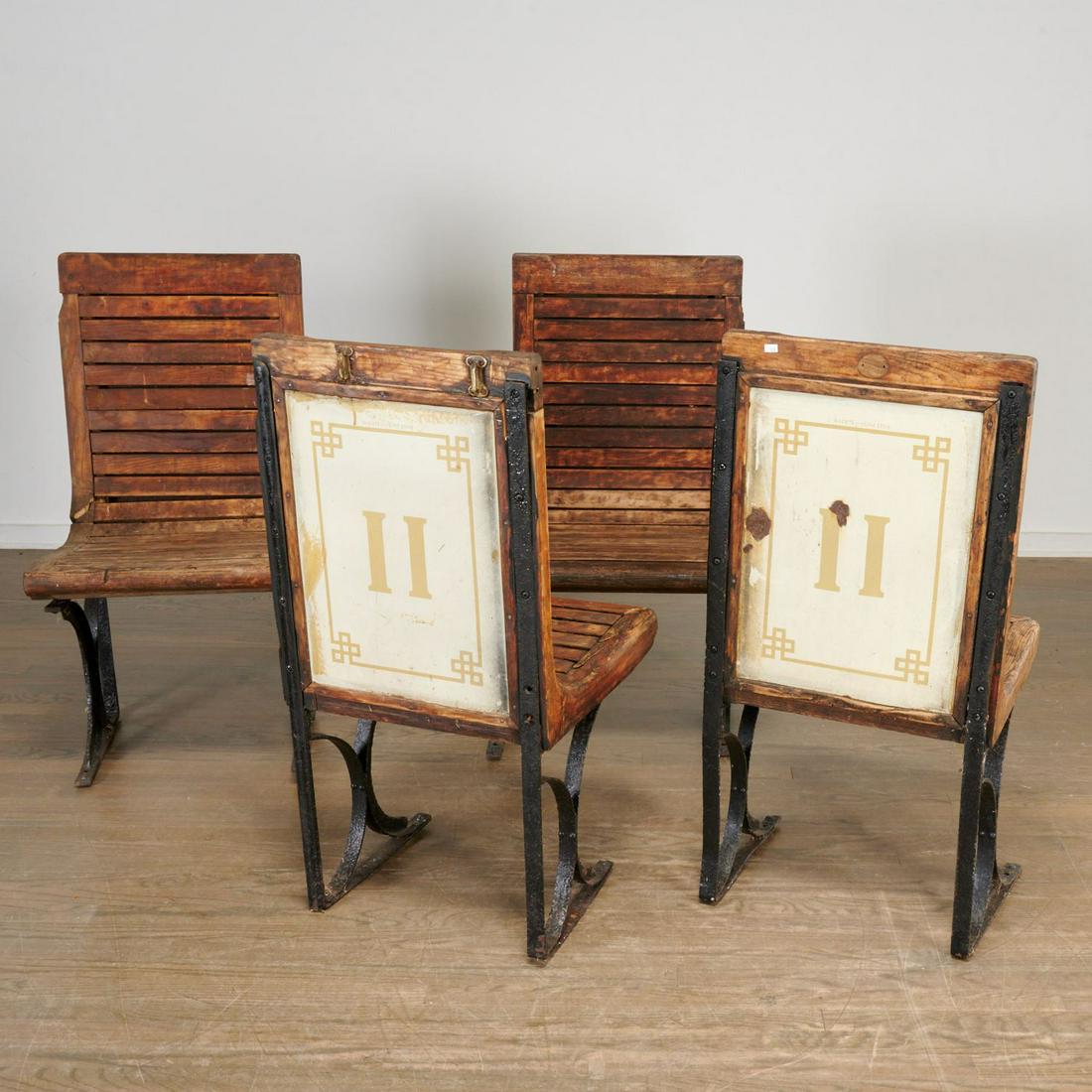 (4) vintage Paris Metro second class seats (1 of 8)