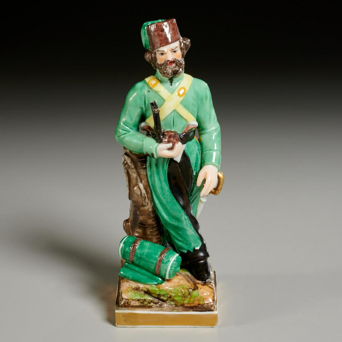 Russian porcelain figural incense burner (1 of 6)