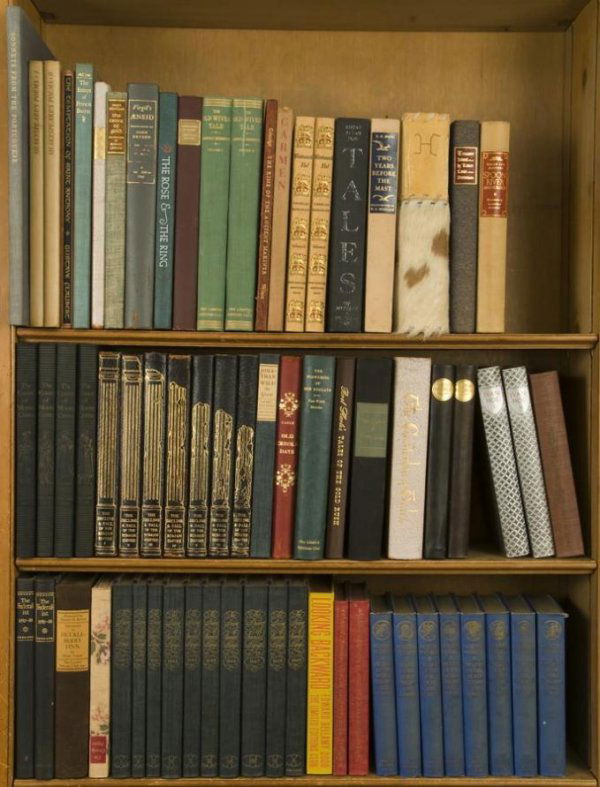 Signed books: limited edition collection including: Signed books: limited edition collection including Szyk, 20th Century, collection of (36) limited edition club books, several signed by Bruce Rogers, Lynd Ward, Arthur Szyk et al., some multi-volume s