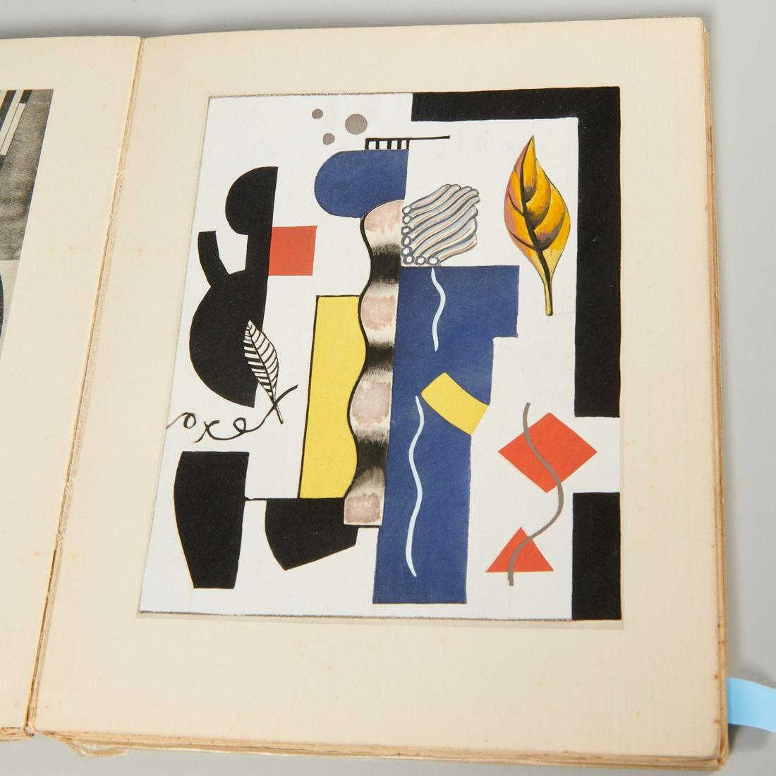 Teriade, Fernand Leger, with 5 pochoirs, #562/800: Teriade, Fernand Leger, with 5 pochoirs, #562/800, E. Teriade. Fernand Leger (Les Grands Peintres D'Aujourd Hui). Cahiers D'Art, 1928, #562/800 on Velin de Torpes with 5 color pochoir prints bound in,