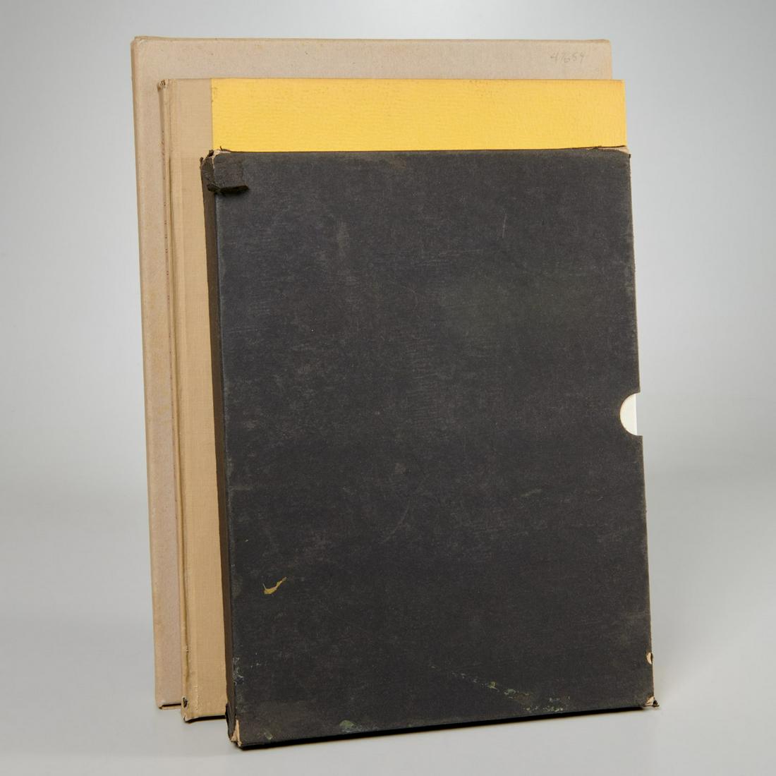 (3) Artist's Books, Ernst and Calder: (3) Artist's Books, Ernst and Calder, Includes: 1) Max Ernst. Une Semaine de Bonte, J.J. Pauvert, 1963, softcover with plastic jacket, in slipcase; 2) Lewis Carrolls Wunderhorn, lithographs by Max Ern