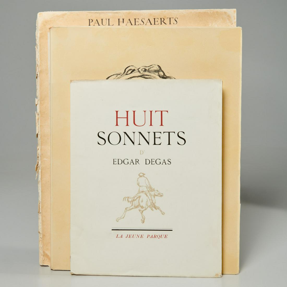 (3) Vols Impressionist Art: Degas, Renoir: (3) Vols Impressionist Art: Degas, Renoir, Includes: 1) Paul Haesaerts. Renoir Sculpteur. Hermes, with 48 b&w images, softcover; 2) Claude Roger-Marx. Les Lithographies de Renoir. Sauret/Editions du L
