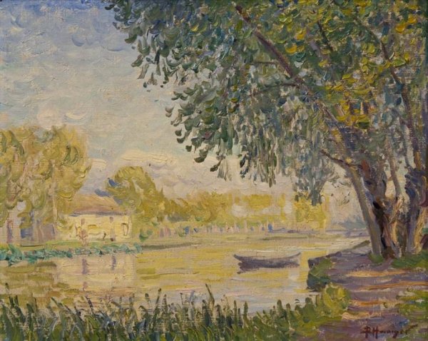 Paul Hoeniger (1865-1924, German), painting
