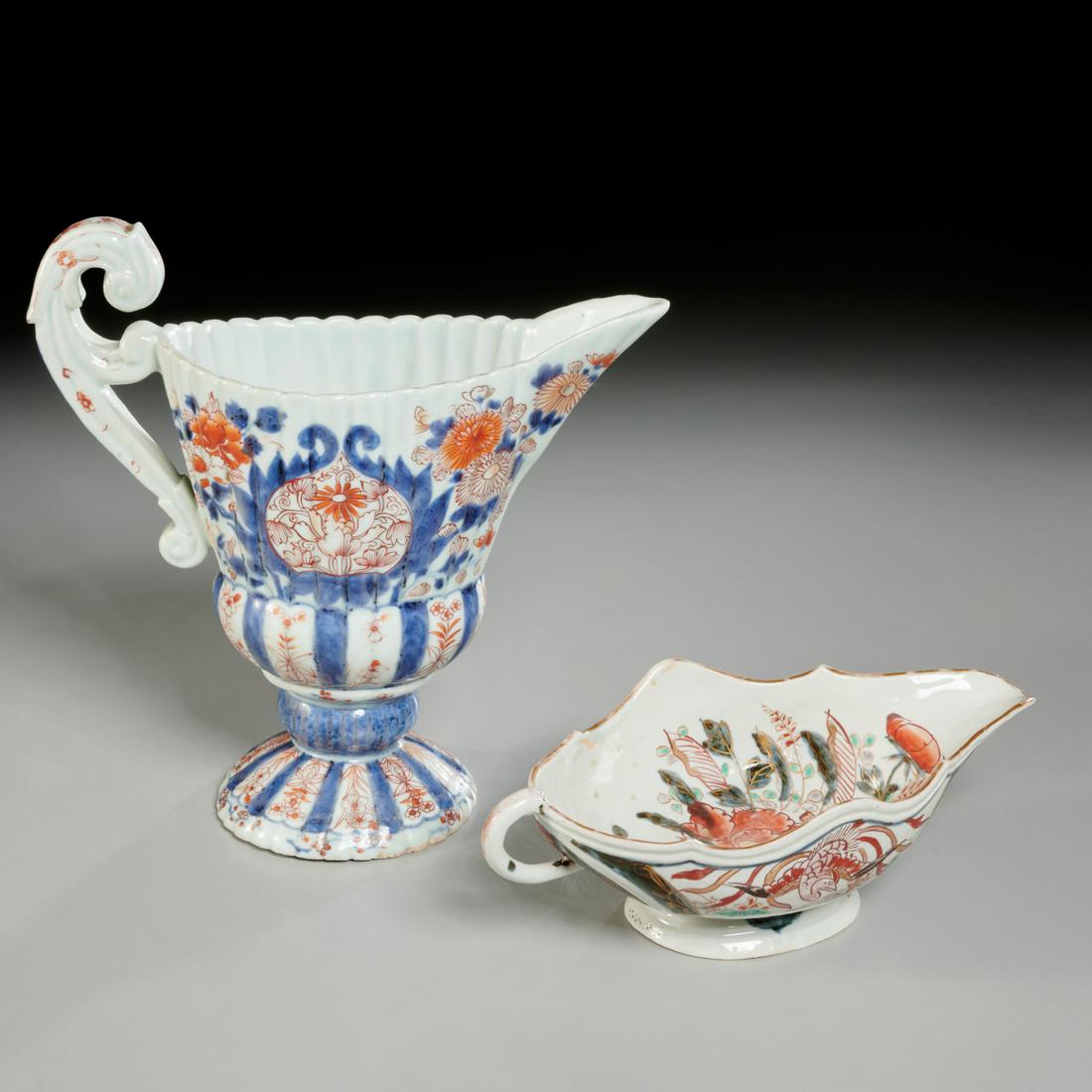 Chinese Imari sauceboat & Samson jug, ex Hodroff (1 of 7)