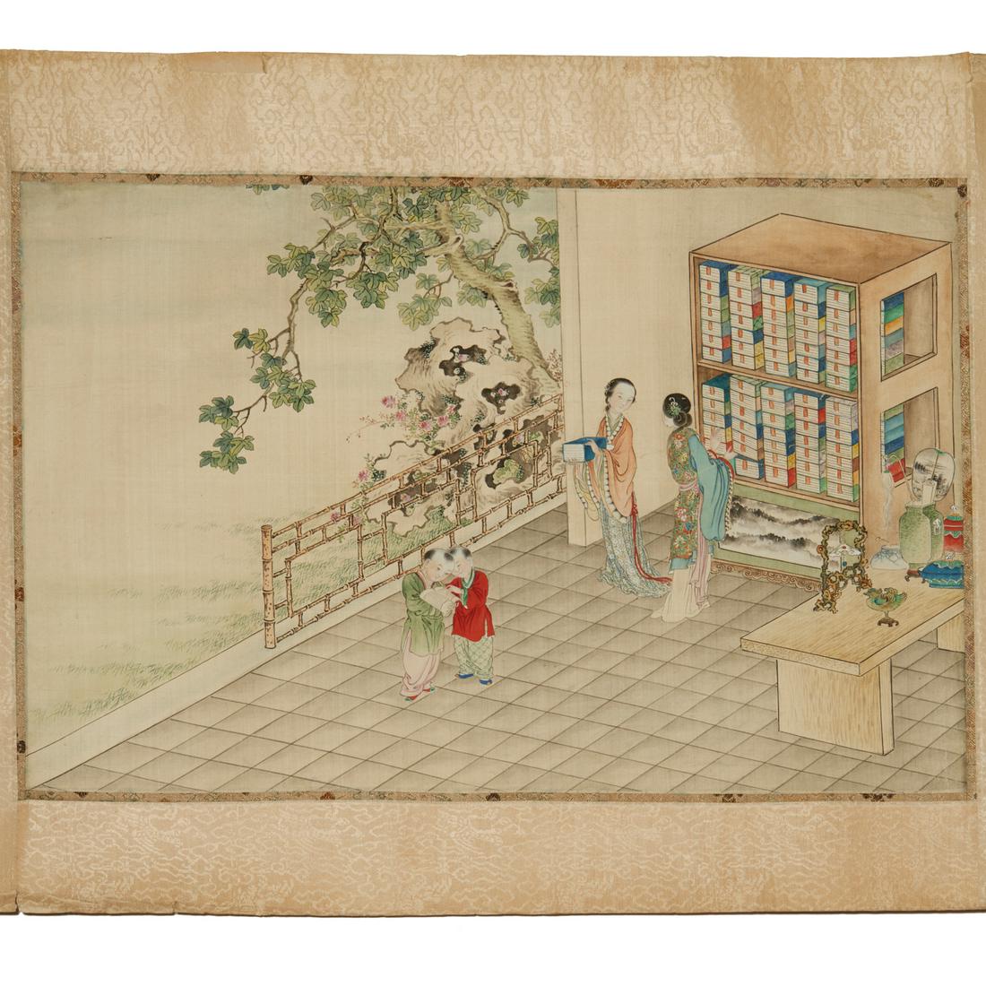 Chinese School, scroll painting (1 of 5)