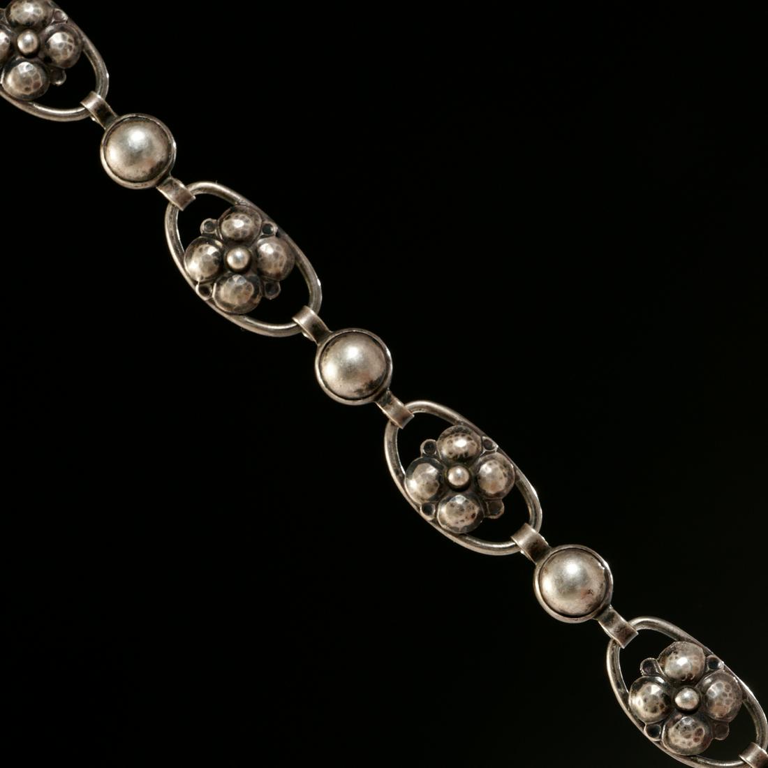 Georg Jensen sterling silver necklace and bracelet (1 of 6)