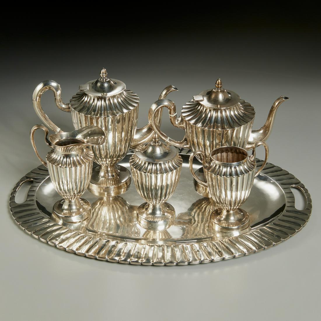 Maciel sterling silver tea & coffee service (1 of 9)