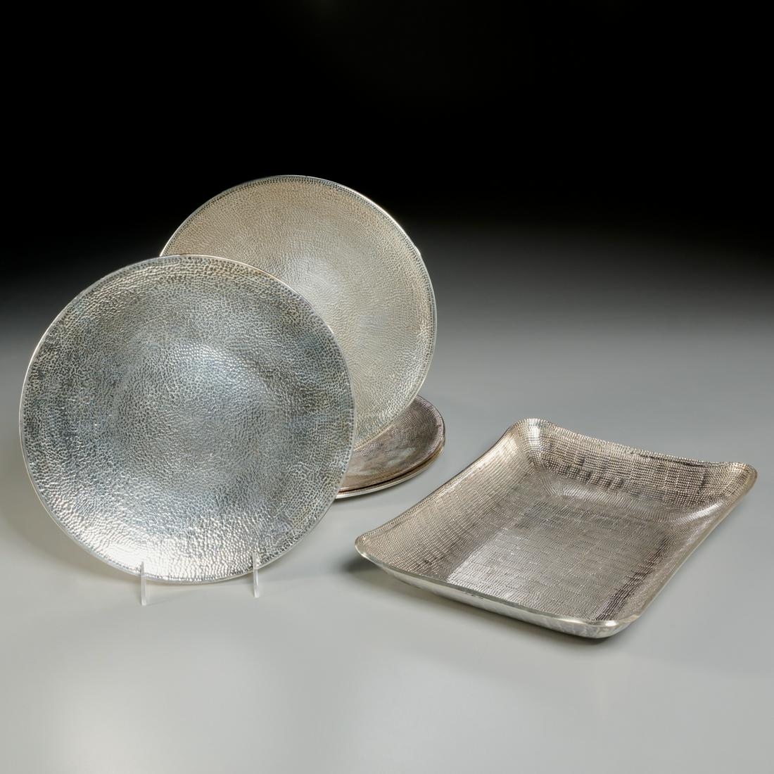 Jose Marmolejo for Tane, sterling tray and dishes (1 of 5)