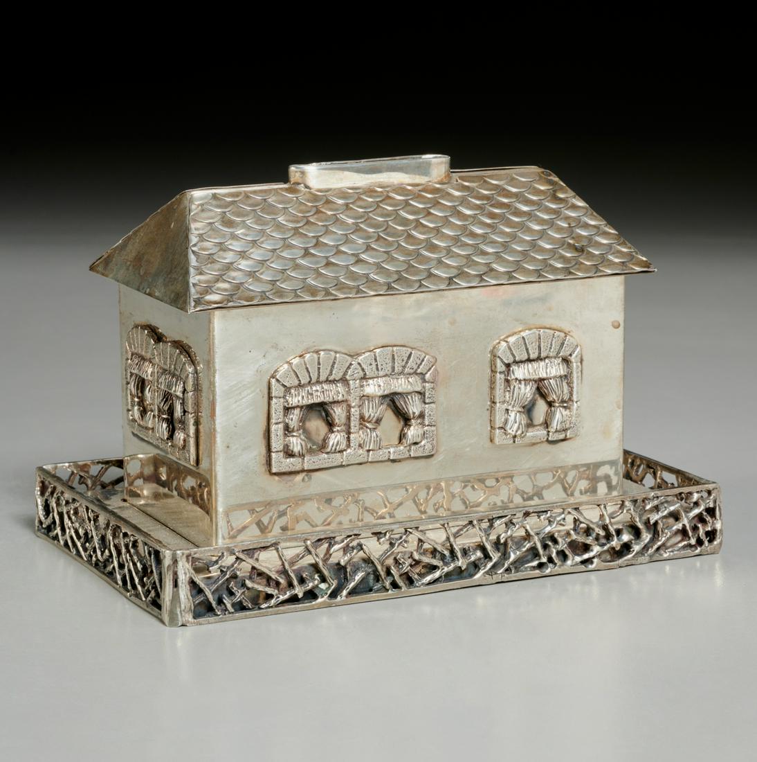 Bier Israeli sterling silver Tzedakah box (1 of 7)
