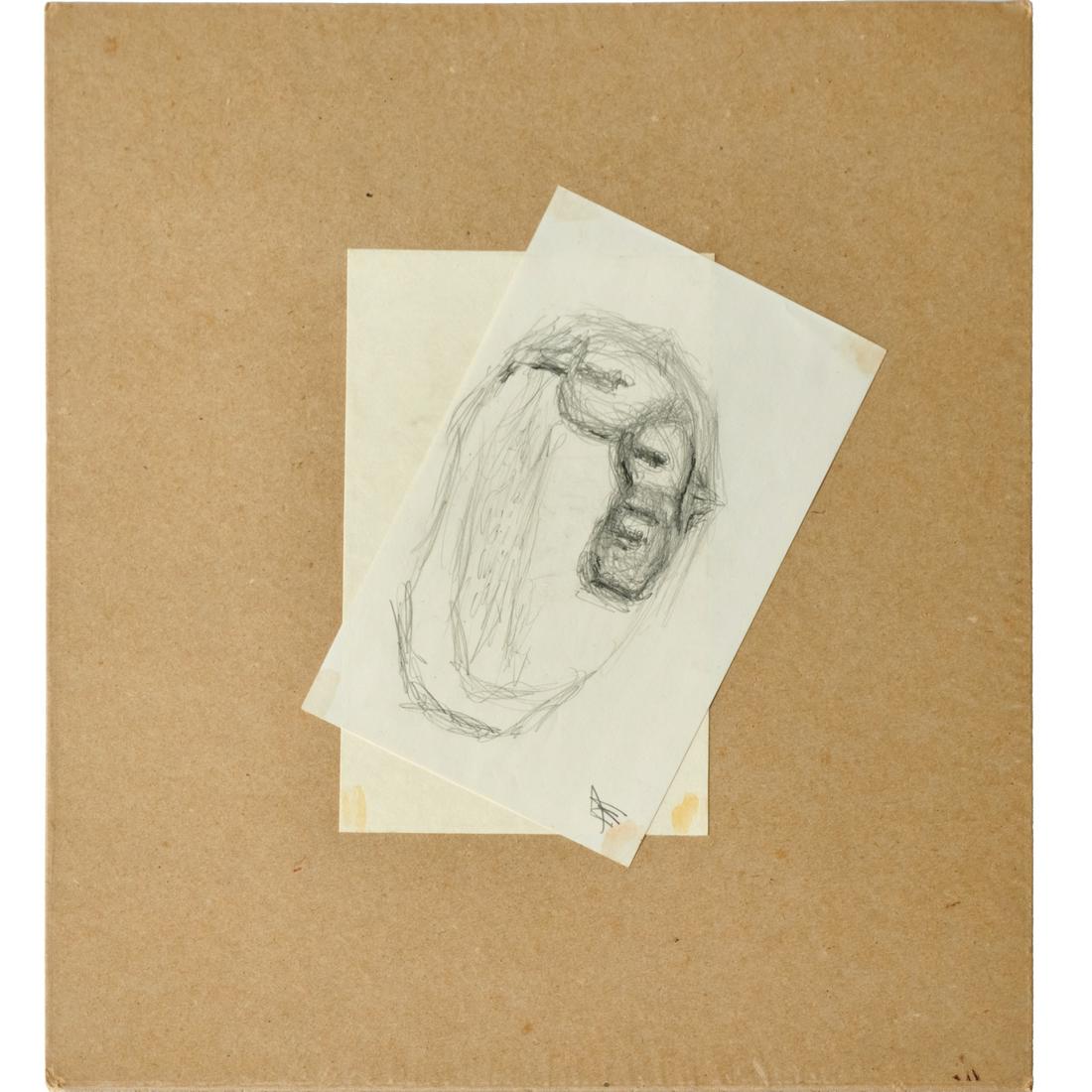 Frederick Kiesler, pencil drawing on paper, 1962 (1 of 6)
