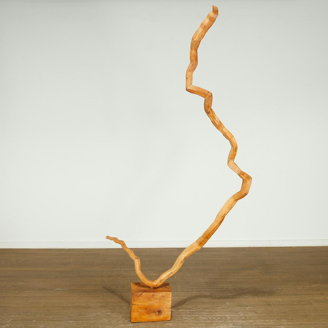 Michael Lekakis, large wood sculpture, c. 1953 (1 of 8)