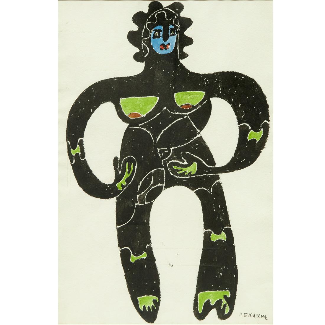 Michael Lekakis, mixed media on paper (1 of 9)