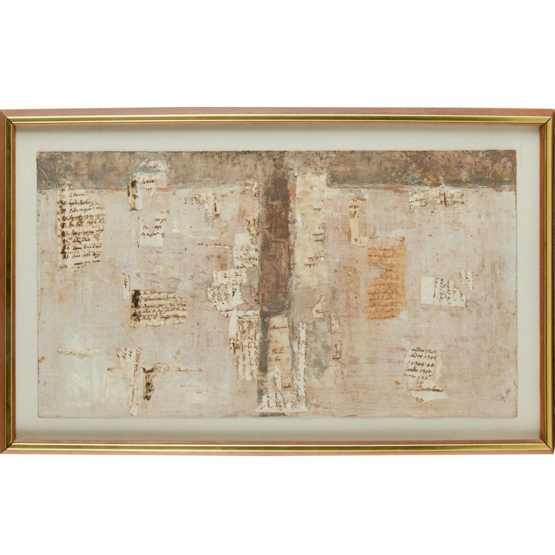 Teresa Rudowicz, mixed media on board, 1960 (1 of 6)