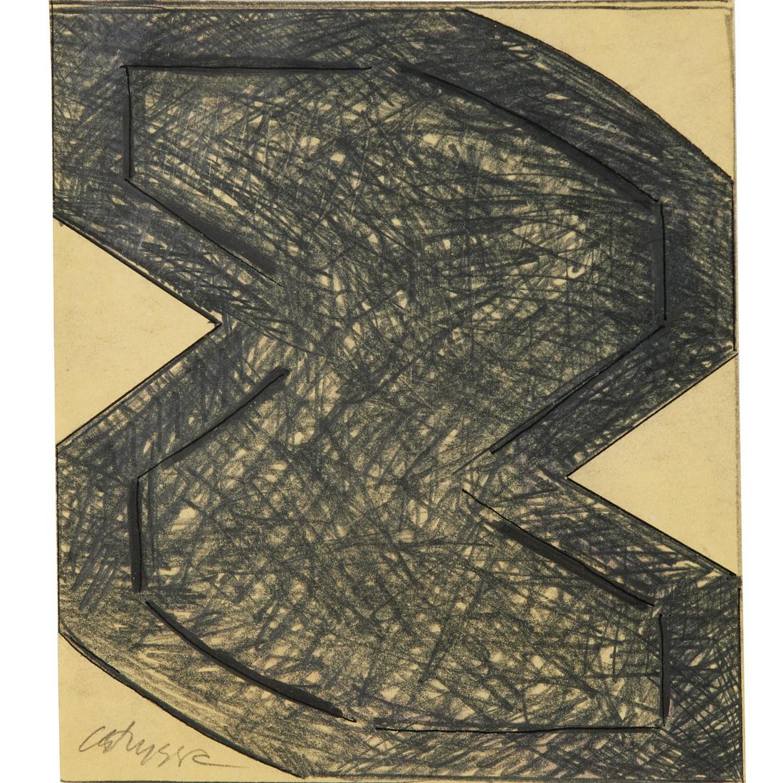 Chryssa, ink and graphite on paper (1 of 5)