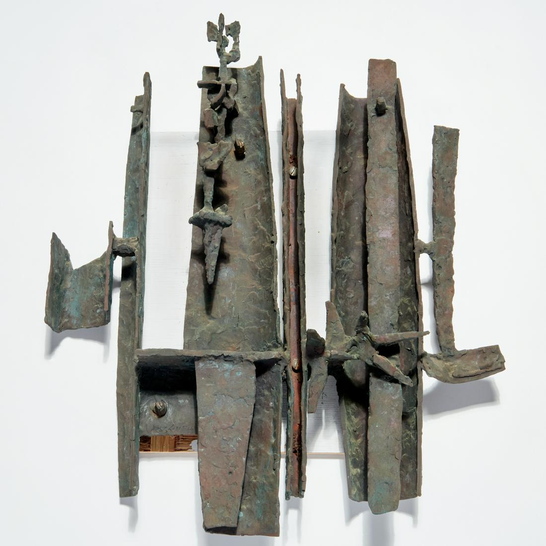 Tony Rosenthal, large bronze wall sculpture (1 of 7)