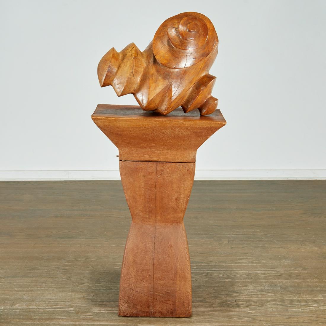 Michael Lekakis, wood sculpture, 1948 (1 of 5)