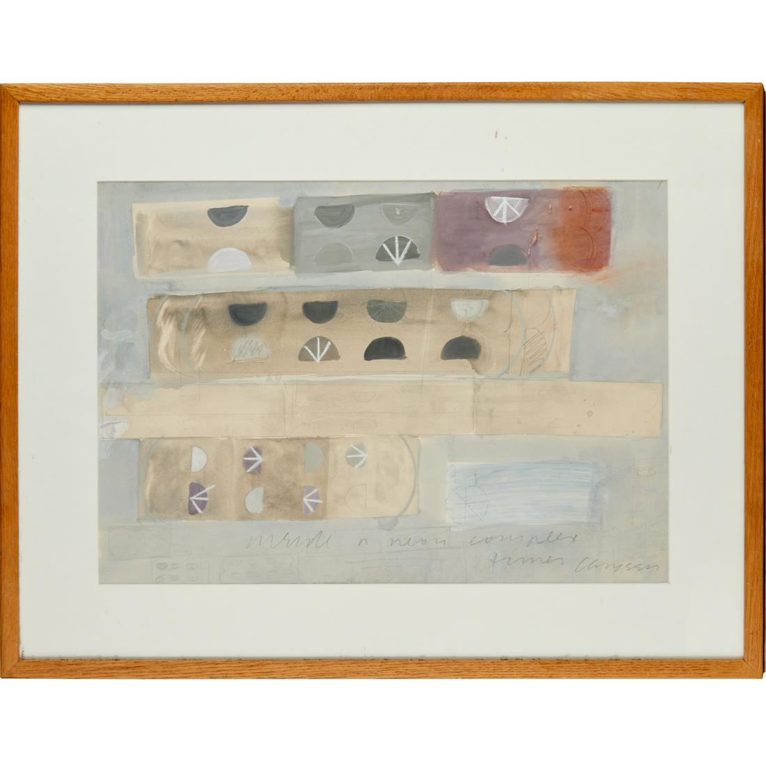 Chryssa, ink and pencil on paper, 1964 (1 of 8)