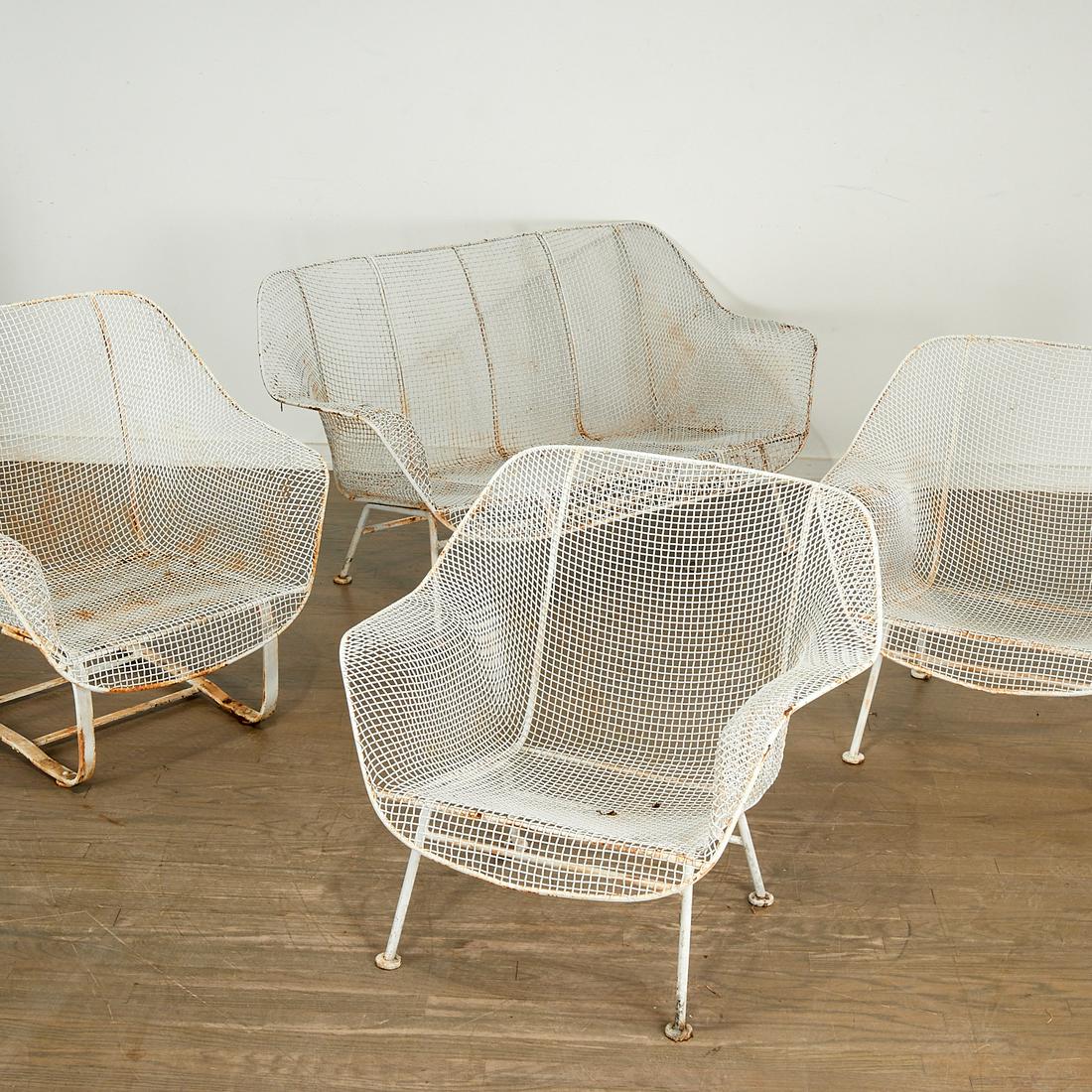 Russell Woodard, (4) piece Sculptura patio set (1 of 5)