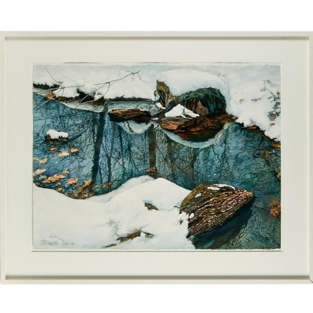 Chor-Foo Choi, watercolor on paper (1 of 6)