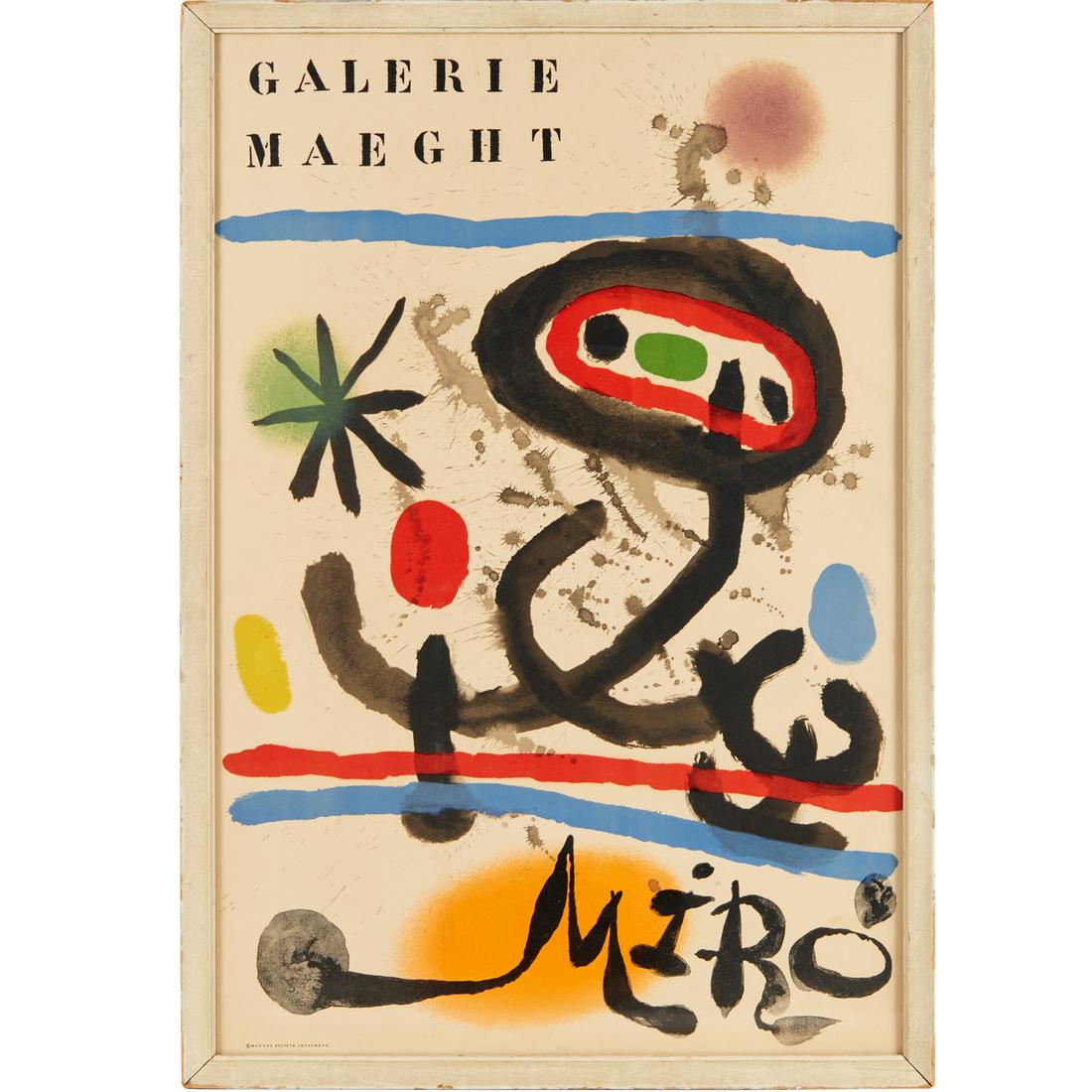 Joan Miro, Galerie Maeght exhibition poster (1 of 6)