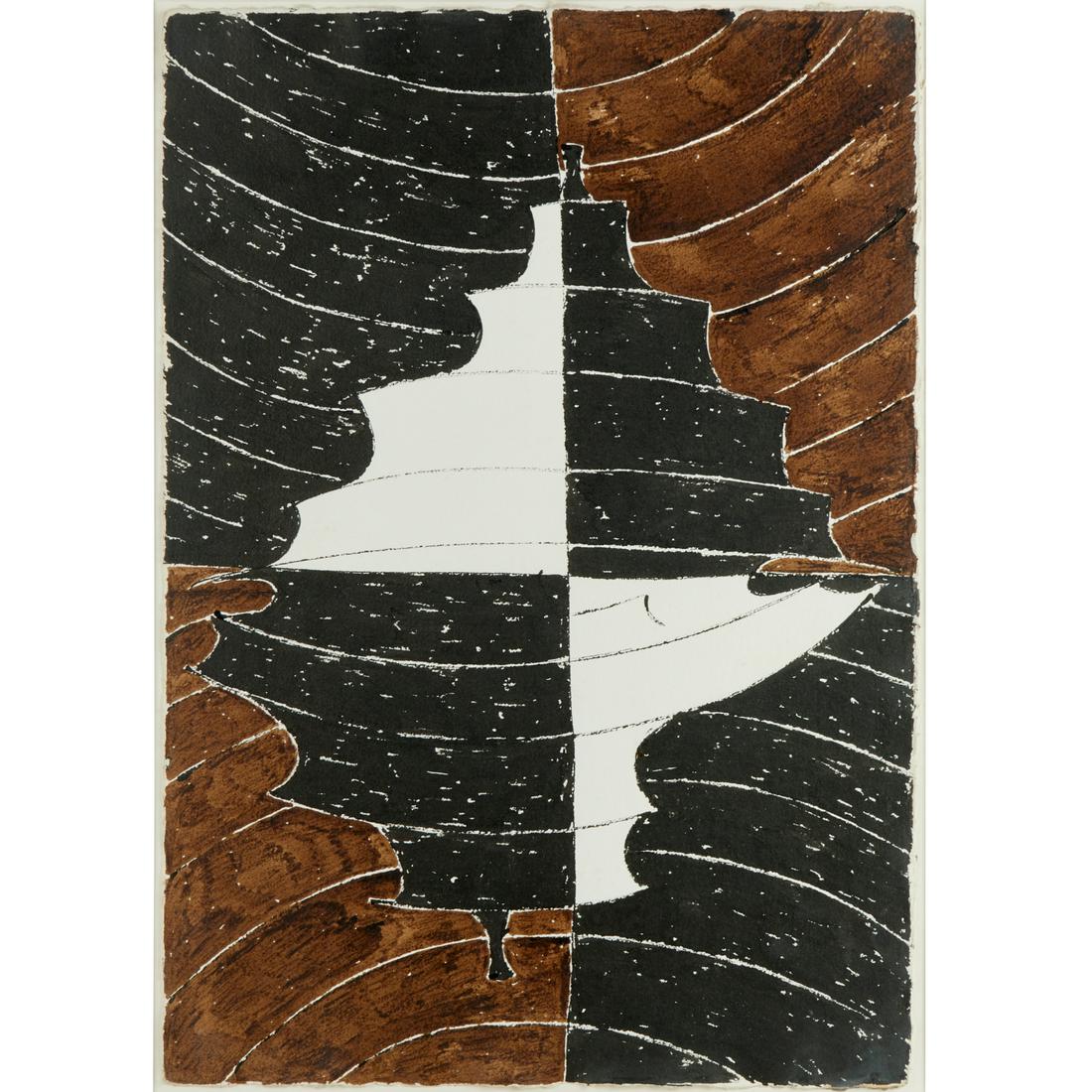 Michael Lekakis, ink on paper, 1964 (1 of 7)